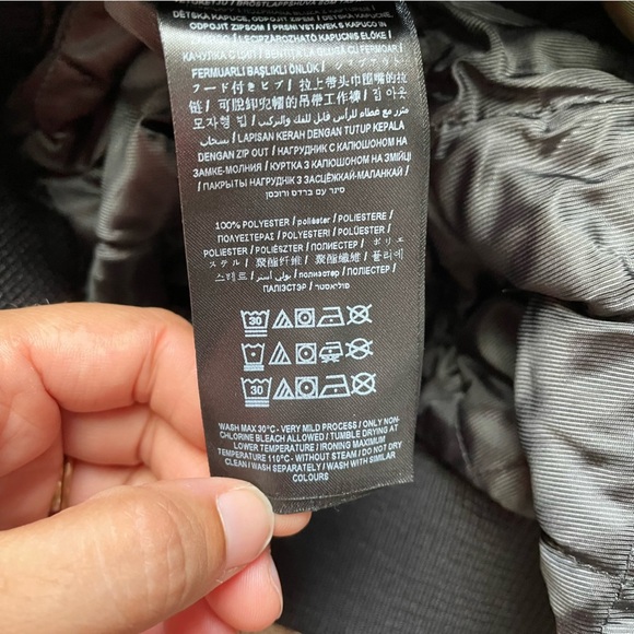 Guess Bomber Jacket Men’s Dark Green Size XLT Tall - Picture 8 of 13